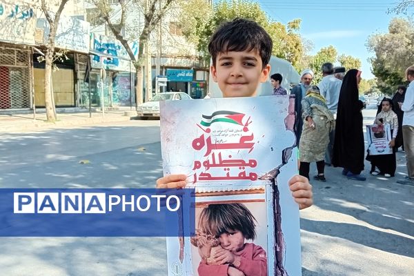 برگزاری راهپیمایی در حمایت از مردم مظلوم فلسطین در سملقان