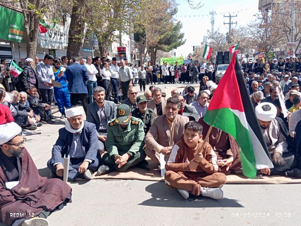 حضور پرشکوه مردم باخرز در راهپیمایی روز قدس