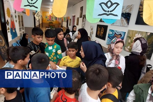 جشن عید غدیر وتقدیر از دانش آموزان توسط کانون فرهنگی هنری شهید مطهری شهر آشخانه