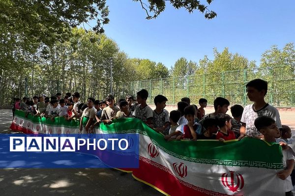 حضور دانش آموزان پویا و پر انرژی پردیس در «میدان پویا»