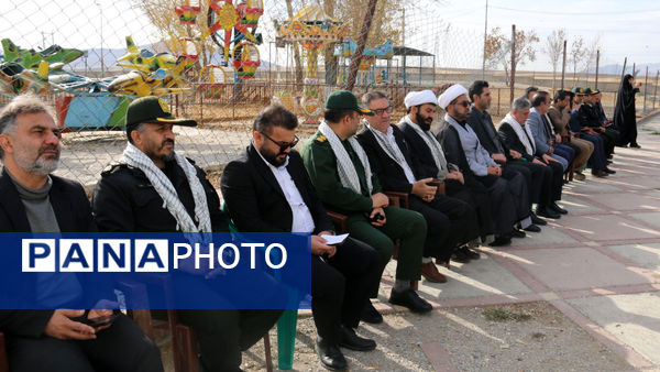 نمایش اقتدار بسیجیان در نورآباد به‌مناسبت هفته بسیج مستضعفین