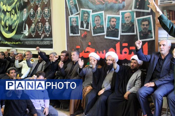 ملکان در سوگ شهدا؛ فریاد وحدت علیه جنایت صهیونیستی