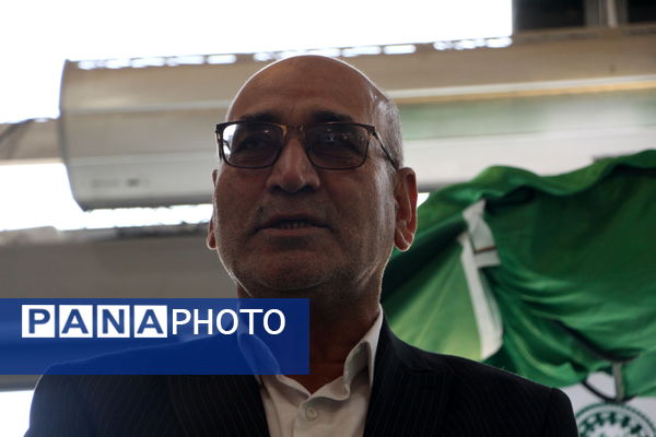 مراسم استقبال از کاروان دانش‌آموزی اعزام به حج عمره در یزد