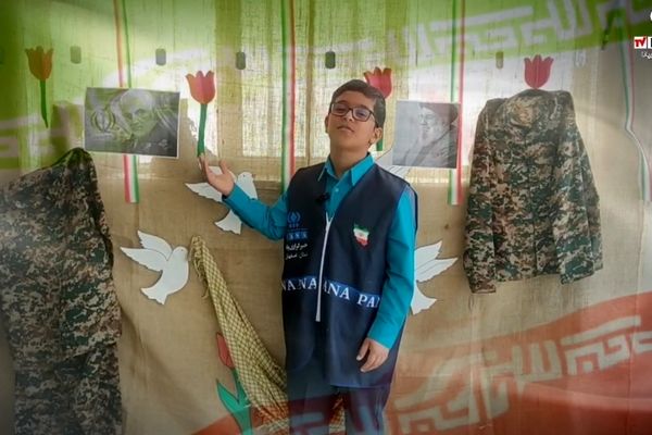 شعرخوانی دانش آموز خبرنگار پانا در وصف سید مقاومت