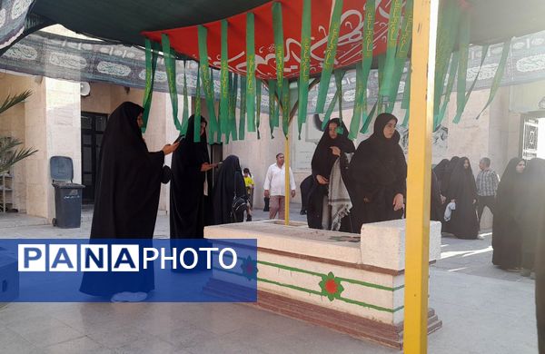 اعزام دختران دانش‌آموز شهر جعفریه قم به اردوی راهیان نور