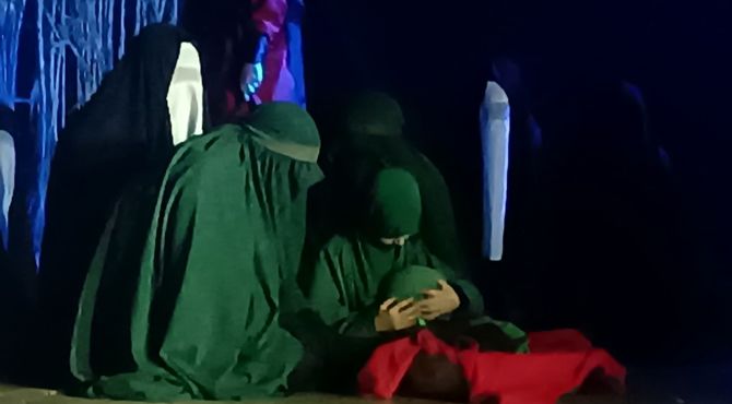 نمایشواره کاروان عشق در فرهنگسرای سیمرغ نیشابور