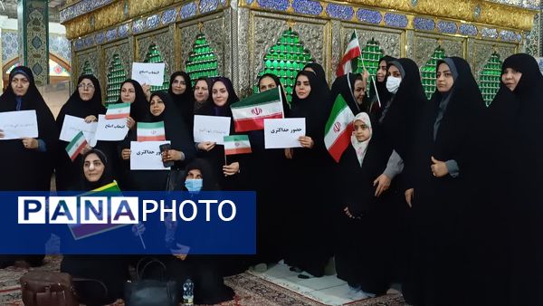 حضور فرهنگیان ناحیه ۲ اهواز در چهاردهمین دوره انتخابات ریاست جمهوری