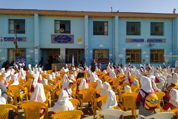 پویش کاشی حرم در دبستان دخترانه گوهرشاد بیرجند 