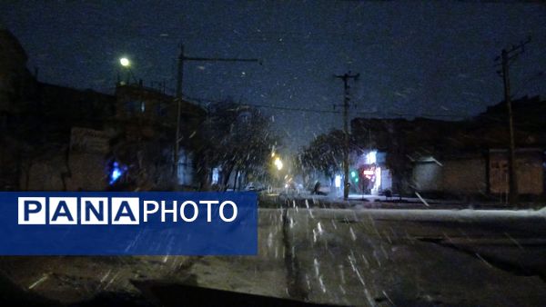 اواخر پاییز و سفید پوش شدن شهر