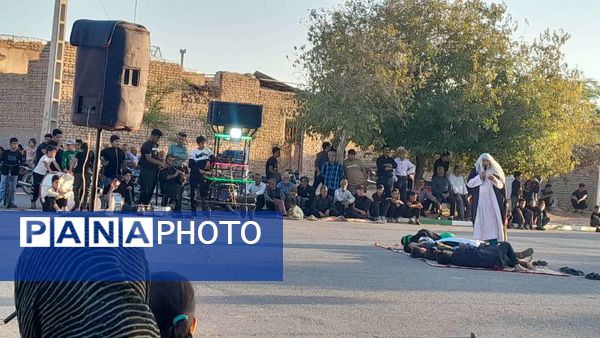 تعزیه خوانی دهه آخر صفر در روستای نقاب 