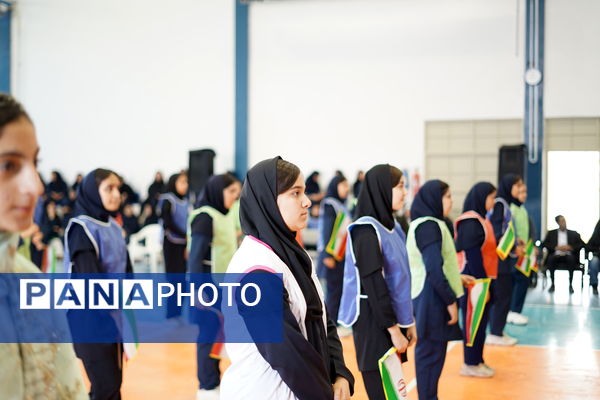 آیین متمرکز کشوری المپیاد ورزشی درون مدرسه‌ای در آق قلا 