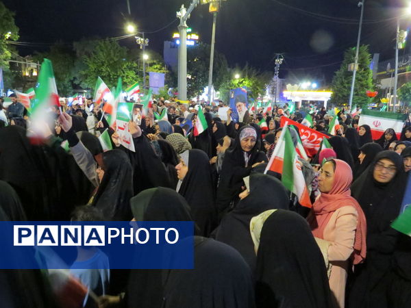 اجتماع مردم غیور بجنورد در حمایت از بیانات مقام معظم رهبری