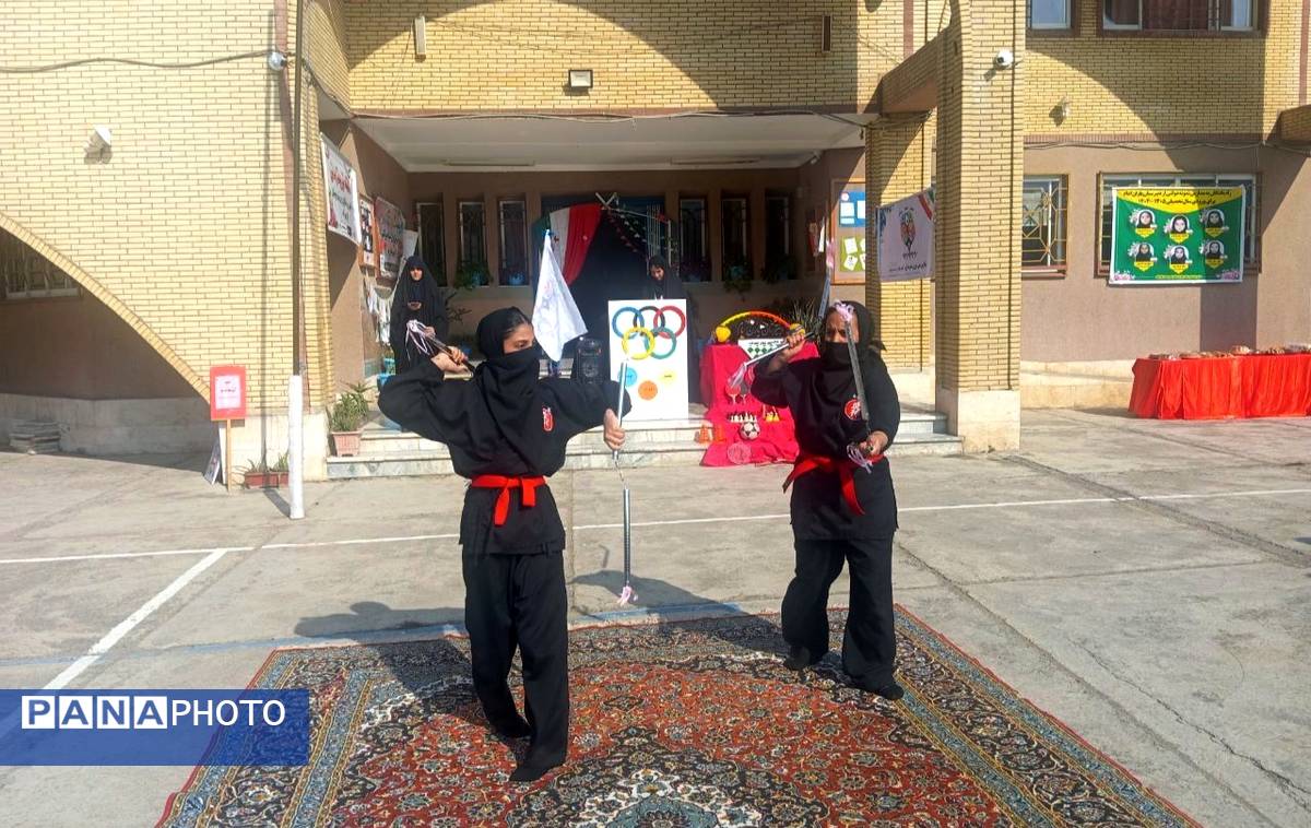 افتتاح المپیاد ورزشی در دبیرستان یاران امام تیرتاش