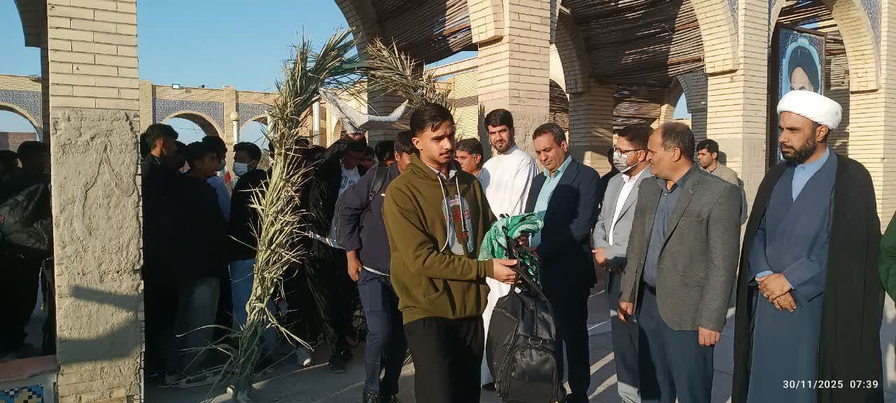 اعزام ۷۷ دانش‌آموز پسر فاریابی به مناطق عملیاتی جنوب کشور