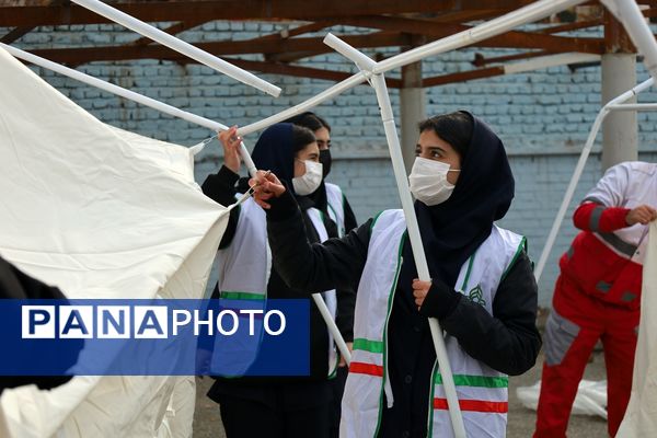 بیست و هفتمین مانور سراسری زلزله در آذربایجان غربی