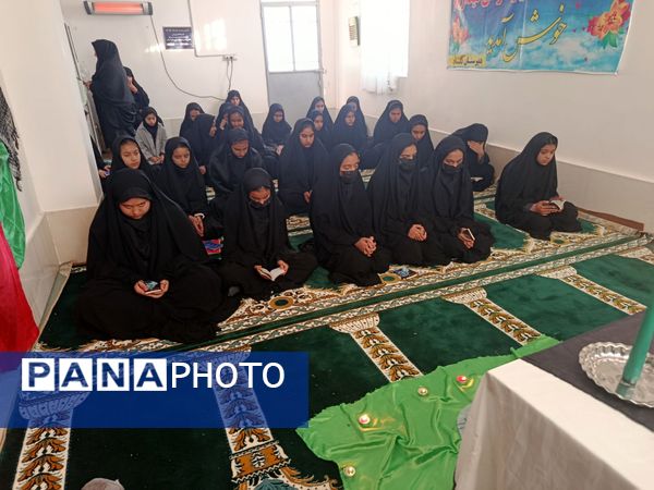 مراسم سوگواری شهادت حضرت فاطمه زهرا س در مدرسه گلشاد خلیل آباد 