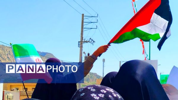 حضور پرشور کودکان و نوجوانان در راهپیمایی روز قدس لنده