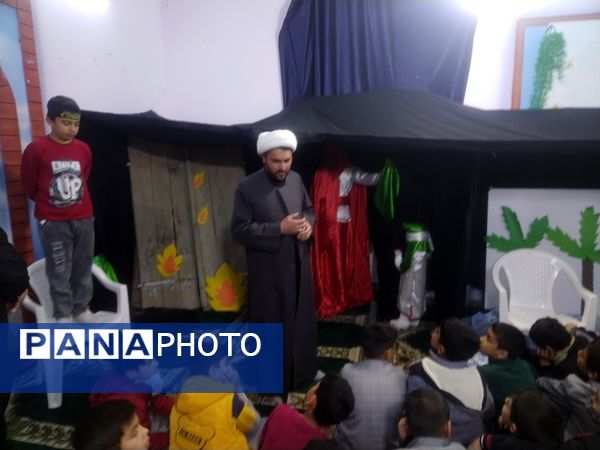 مراسم عزاداری حضرت زهرا (س) در دبستان پسرانه فضیلت 