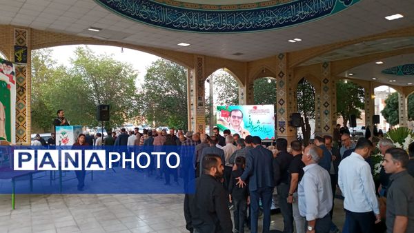 برگزاری مراسم چهلمین روز شهادت دکتر سید داوود شیروانی در شهرستان بروجن