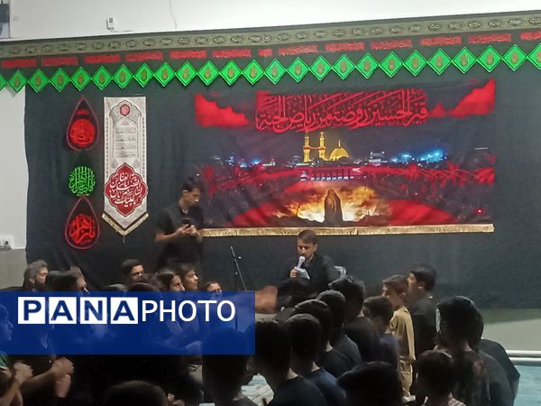 عزاداری دهه اول صفر در دبیرستان شهید بهشتی نیشابور 