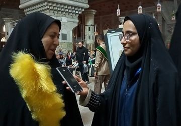حضور دانش‌آموزان بسیج شهرستان رباط‌کریم در مراسم اجلاسیه شهدا