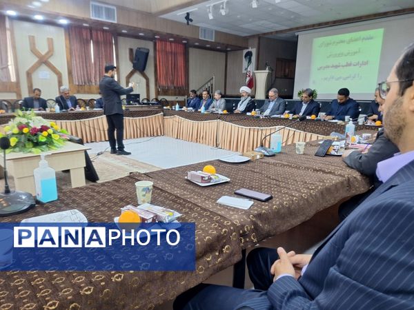 برگزاری جلسه شورای اداری آموزش و پرورش ترشیز بزرگ در شهرستان خلیل‌آباد