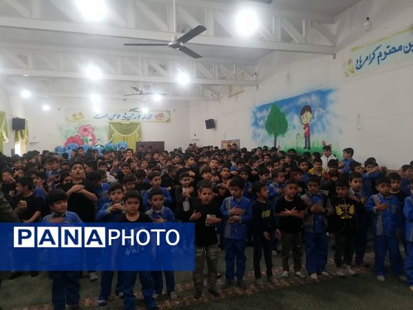 مراسم شهادت حضرت فاطمه زهرا (س) در دبستان شهید محمود فلاحزاده ابرکوه