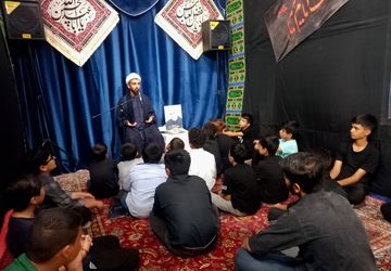 برپایی مراسم هیات دانش‌آموزی در کانون مثبت بی نهایت کاشمر