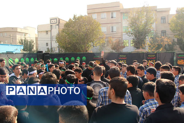 برگزاری مراسم عزاداری شهادت حضرت فاطمه الزهرا(س) در مدرسه شاهد شهیدکاظمی 