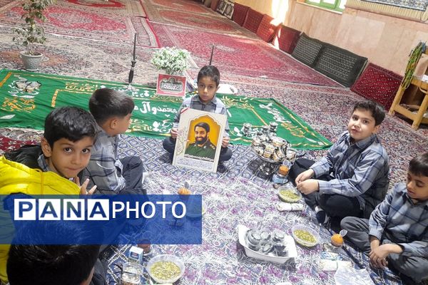  مراسم عزاداری ایام فاطمیه و یادواره شهدا در دبستان پسرانه آیت‌الله خامنه‌ای