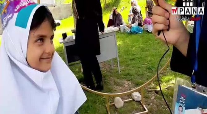 برگزاری جشن الفبای دانش آموزان کلاس اول در مدرسه رقیه روستای بزرگ لرد منطقه شاهرود