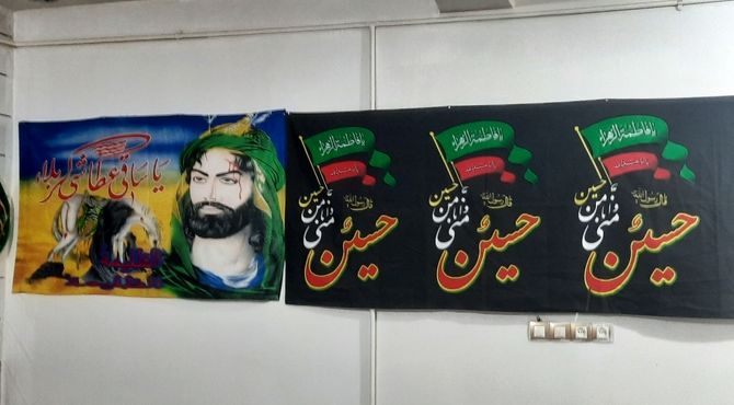بانوی دهلرانی خانه خود را به بیت الحسین تبدیل کرد