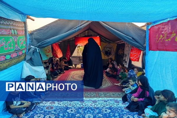 برپایی حسینیه ویژه کودکان در دیشموک به همت هیأت صمصام‌المنتقم