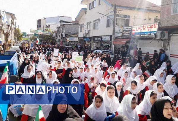 راهپیمایی ۱۳ آبان در منطقه رحیم‌آباد