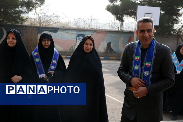 مانور زلزله در هنرستان عباس صیرفی