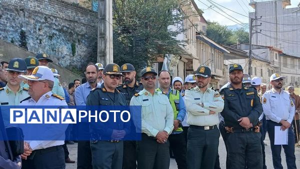 مراسم تشییع پیکر شهید امنیت در سوادکوه