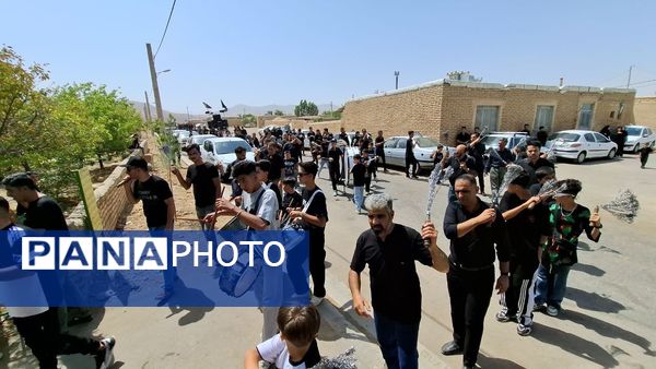 عزاداری مردم روستای جلماجرد در تاسوعای حسینی