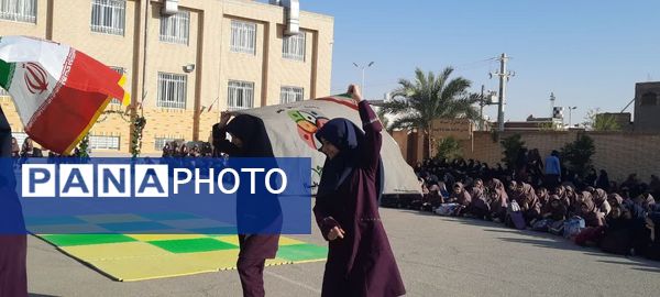 المپیاد ورزشی دبیرستان شاهد نسیم سبحان یزد؛ روزی پر از شور، رقابت و دوستی