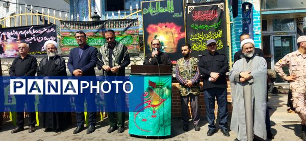 راهپیمایی عزاداران قائمشهری در سالروز رحلت رسول اکرم (ص) و امام حسن مجتبی (ع)