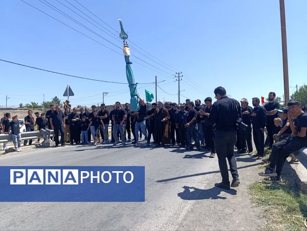 مراسم عزاداری  سرور و سالار شهیدان امام حسین علیه السلام در روستای سلطان آباد نمک