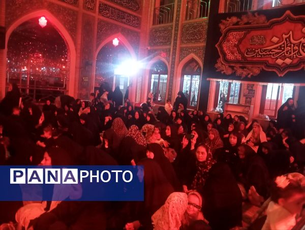 برگزاری مراسم شب سوم عزاداری اباعبدالله(ع) در تکیه ابوالفضلی نیشابور
