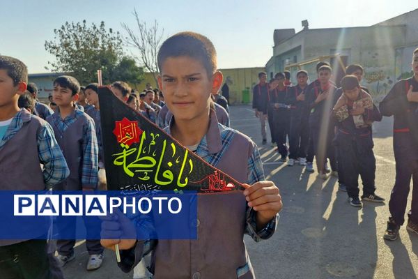 دل های کوچک در غم بزرگ فاطمیه؛ 