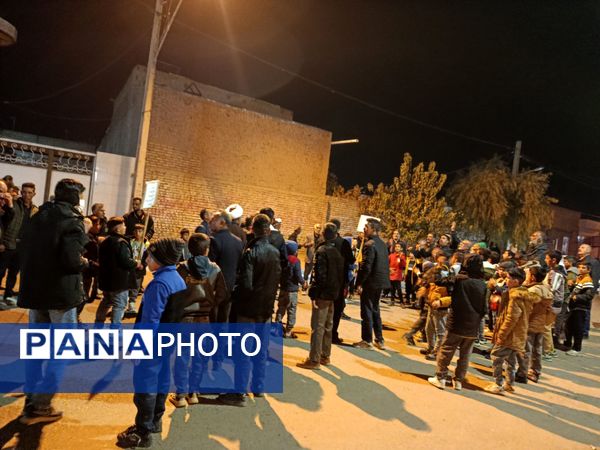 تشییع نمادین حضرت زهرا(س) در دهستان رزق‌آباد