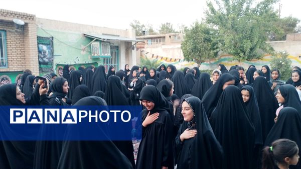 برگزاری هیئت دختران حاج قاسم در شهرستان خلیل آباد 