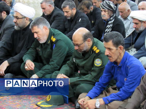مراسم گرامیداشت شهدای اقتدار ایران اسلامی با حضور پرشور مردم و مسئولان در سنندج