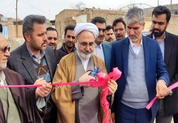 افتتاح آسفالت معابر روستایی با قیر تهاتری روستای کسرینه شهرستان کاشمر