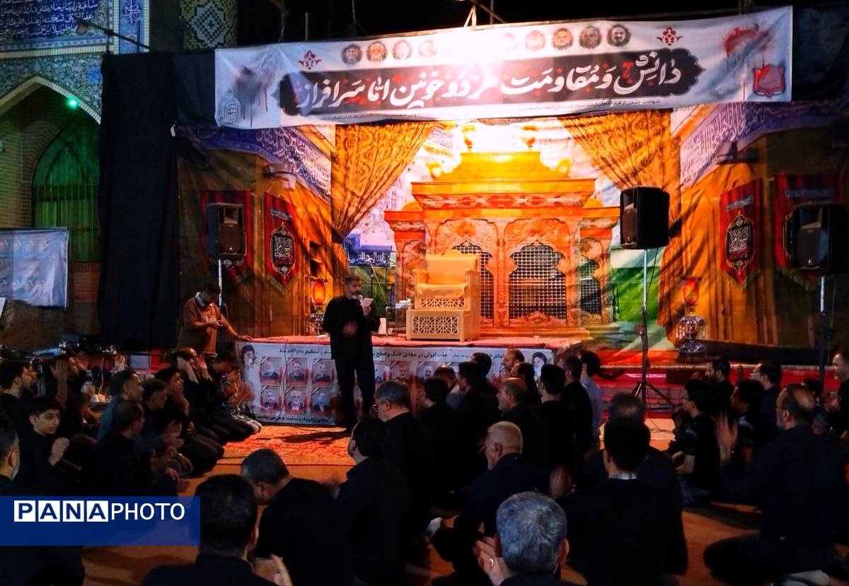  مراسم عزاداری اباعبدالله الحسین(ع) در مسجد شهدای گمنام 
