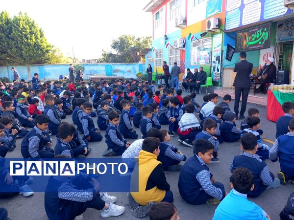 مراسم شهادت حضرت فاطمه(س) در مدرسه شهدای فرهنگی