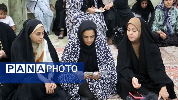 مراسم دعای پرفیض عرفه در امام‌زاده بی‌بی سکینه صفادشت