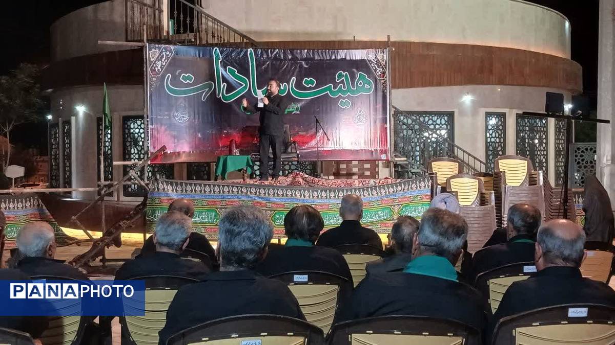 برگزاری مراسم عزاداری شب ششم ماه‌محرم در شهر نیم‌‌ور